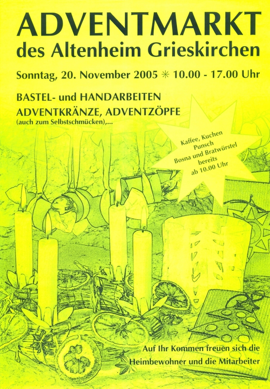 2005 11 20 Adventmarkt Altenheim Grieskirchen