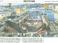 2017 01 16 Costa Concordia demontiert im Hafen von Genua Kronen Zeitung