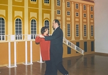 2002 01 26 Eröffnungswalzer Obmann Gerald Stutz mit Gattin Ingrid