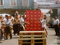 1992 07 04 Marktfest Bewerb Bierkistenstapeln SZ-Gruppe