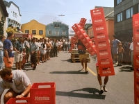 1992 07 04 Marktfest Bierkistenbewerb SZ-Gruppe