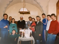 1994 04 16 Letzte Jause im Stammlokal Zur Post nach Ausräumen