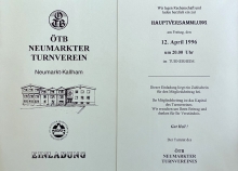 1996 04 12 Jahreshauptversammlung Einladung