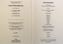 1997 04 04 Jahreshauptversammlung Einladung
