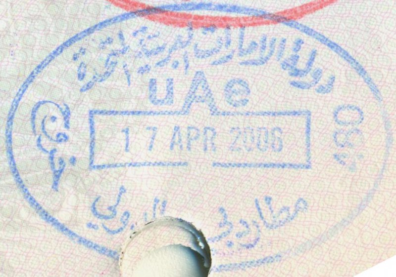 2006 04 17 Vereinigte Arabische Emirate - Ausreise