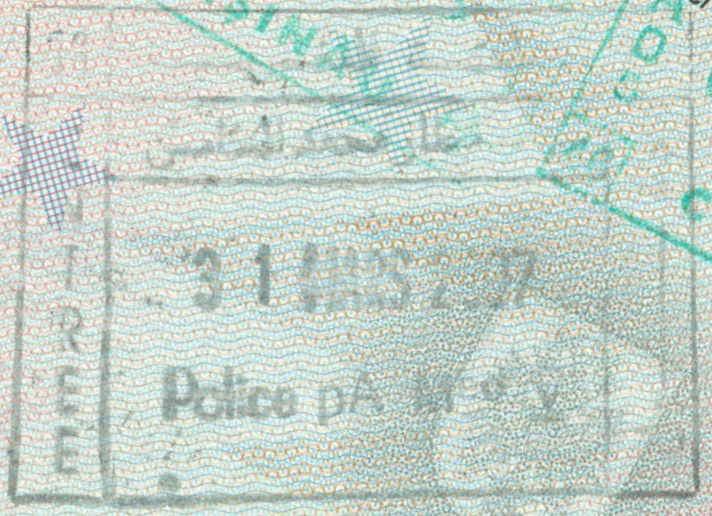 2007 03 31 Marokko Casablanca - Einreise