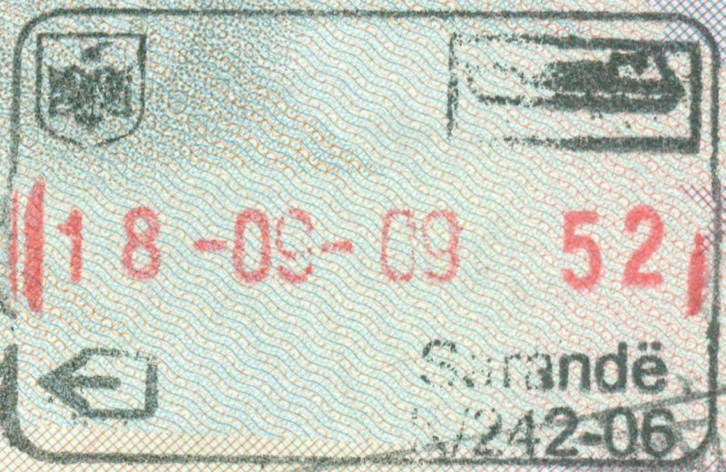 2009 09 18 Albanien Saranda - Ausreise