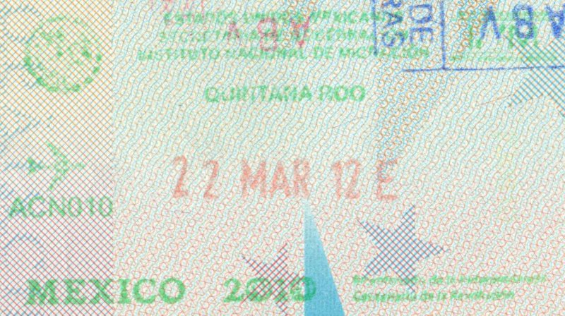 2012 03 22 Mexico Cancun - Einreise
