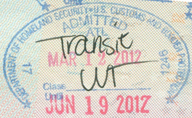 2012 03 22 USA Atlanta - Einreise - falscher Tagesstempel