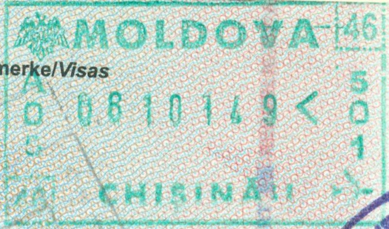 2014 10 08 Moldawien Chisinau - Einreise