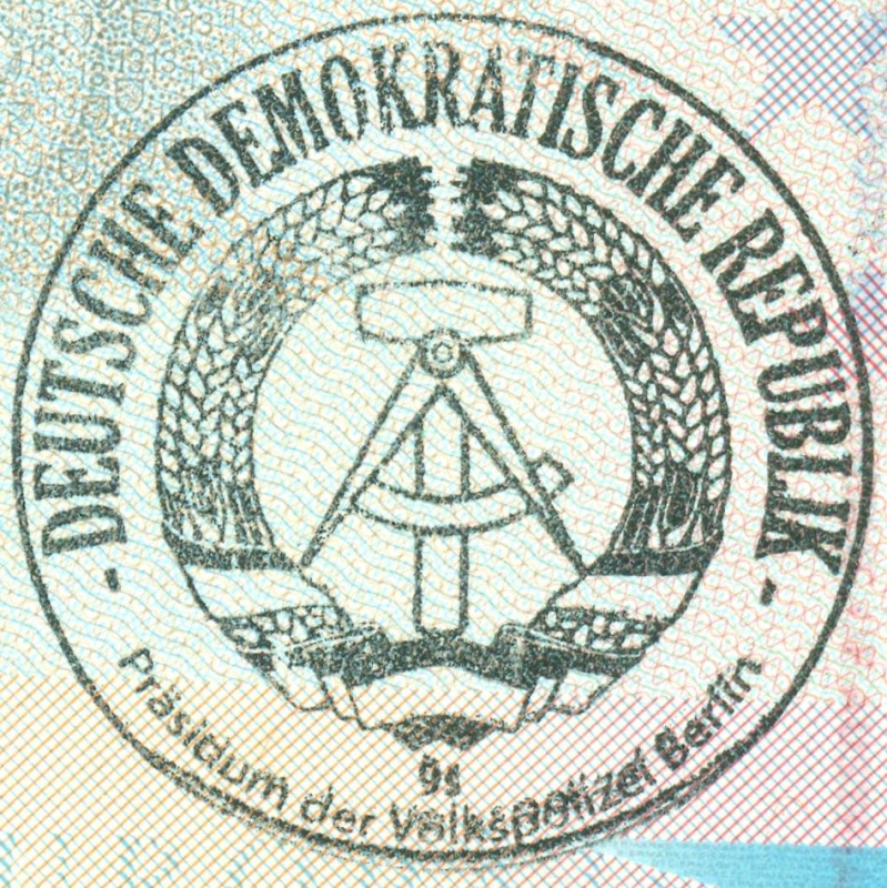 2016 09 26 Berlin Erinnerungsstempel an die DDR_Präsidium Volkspolizei
