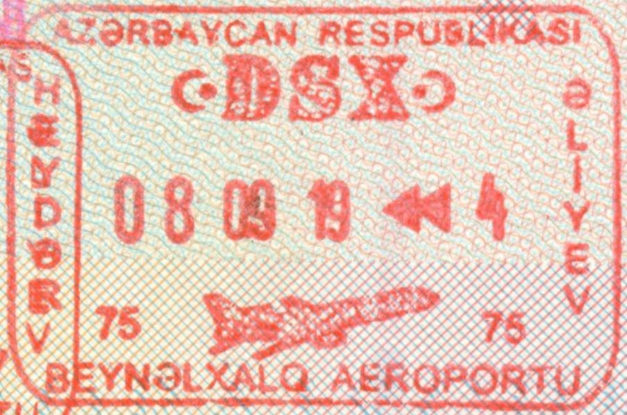2019 09 08 Aserbaidschan - Einreise