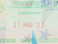 2012 03 22 Mexico Cancun - Einreise