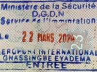 2024 03 22 Togo Lome - Einreise