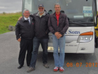 2012 07 08 Poulnaborn Irland Busfahrer John links RL Peter rechts