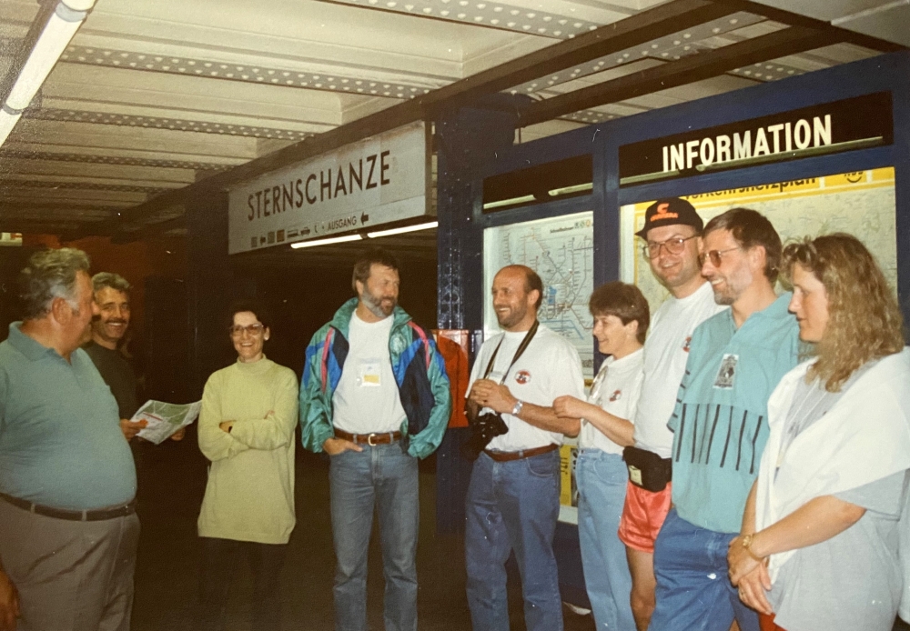1994 05 15 Hamburg Deutsches Turnfest Erste U Bahn Fahrt