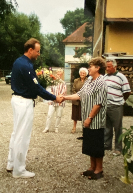 1995 07 18 Geburtstagsständchen Riener Christa 50 Jahre