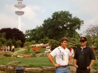 1994 05 20 Hamburg Deutsches Turnfest Park Blanken en Blomen vor dem Fernsehturm