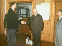 1996 04 12 Geburtstagsständchen ASVOÖ Präs Altenstrasser Willi 75 Jahre