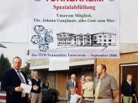 2000 09 02 Geburtstagsständchen KR Ganglmair Johann 50 Jahre Glückwünsche