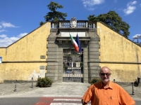 Italien-Villen-und-Gärten-der-Medici-Poggio-a-Caiano-Eingang