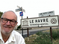Frankreich Le Havre Unesco Tafel Einfahrt