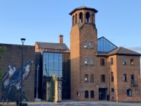 Grossbritannien Industrielandschaft Derwent Valley Derby Silk Mill Kopfbild