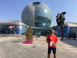2017 08 27 Astana EXPO größte selbsttragende Kugel der Welt