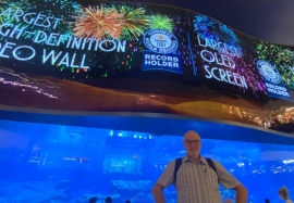 2021 12 31 Dubai Mall größte OLED-Bildschirmfläche der Welt