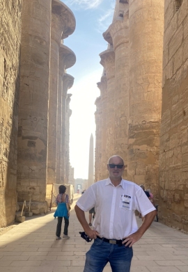 2023 11 18 Flusskreuzfahrt Nil Karnak Tempel größte Säulenhalle der Welt