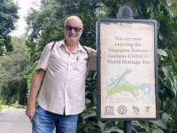 Singapur Botanischer Garten Tafel 