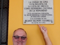 Peru Franziskanerkloster und Altstadt von Lima Tafel
